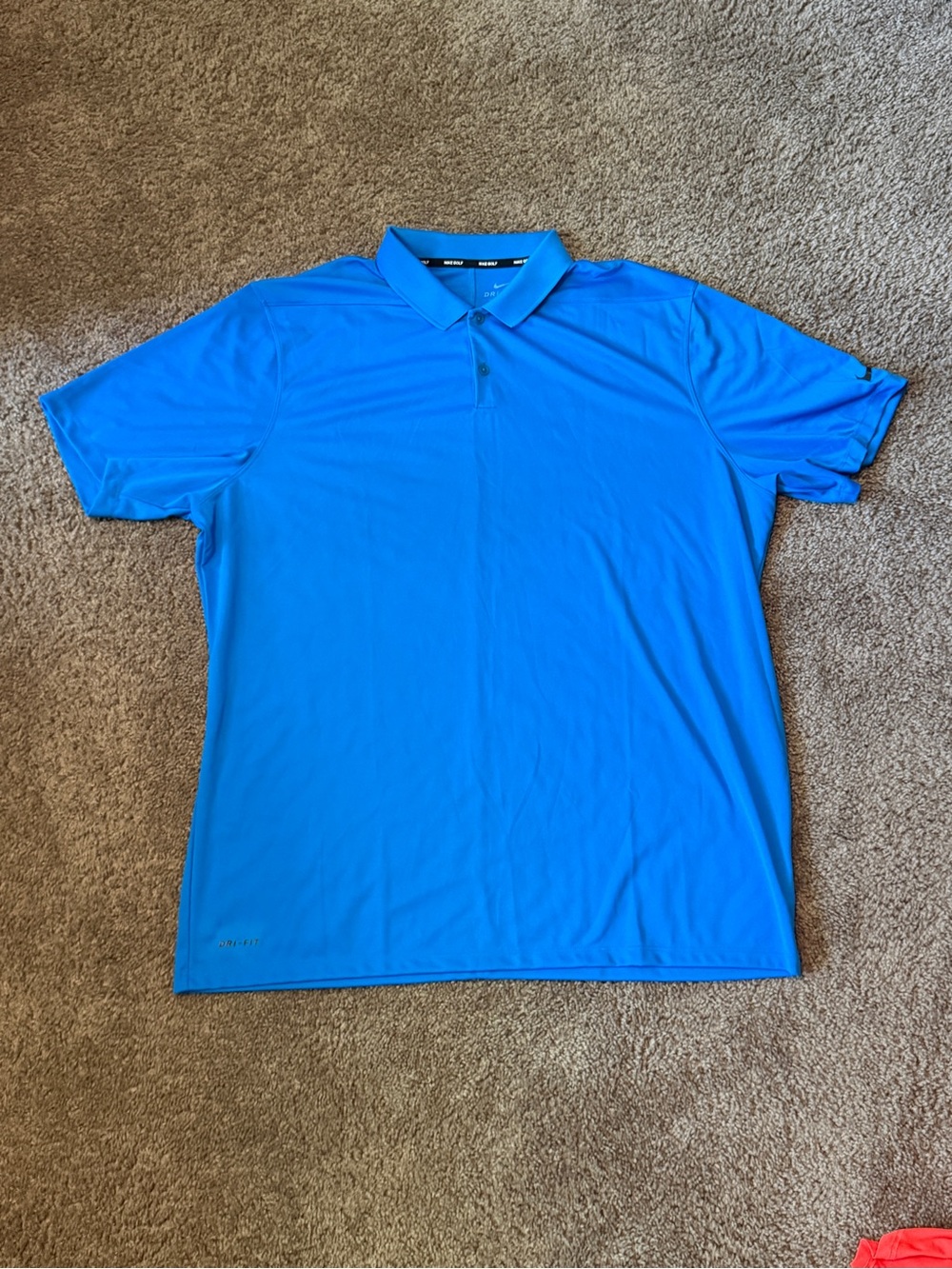 Nike Bright Blue Men's Dri-FIT Polo Like New